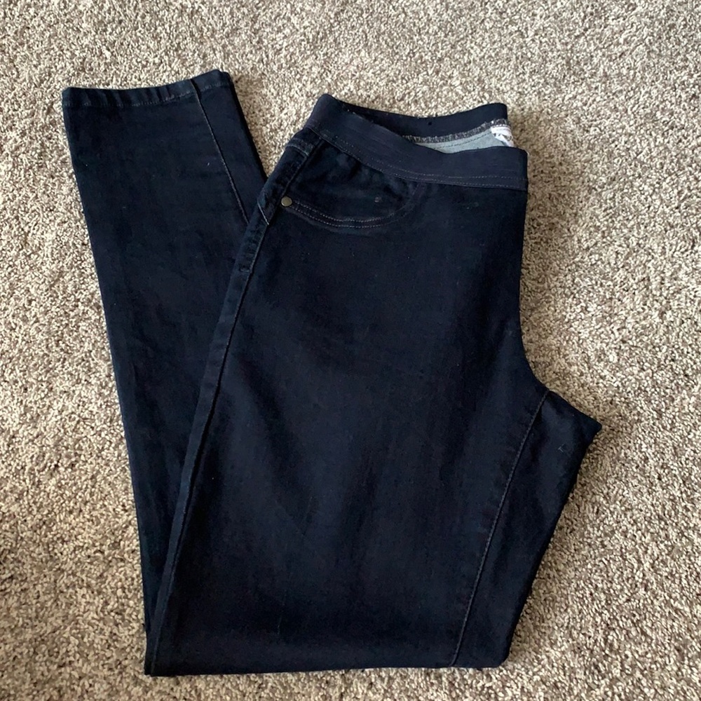 Style & Co. Denim Curvy Skinny Leg Pull On Jeans